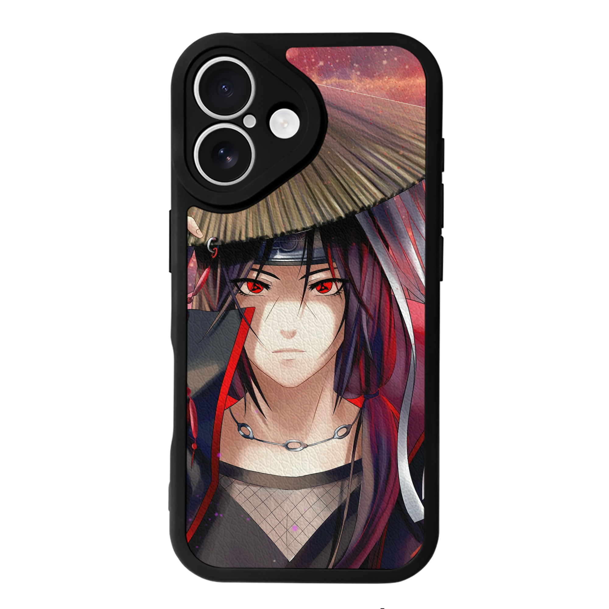 （画像用） NARUTO -ナルト- NARUTO -ナルト- 疾風伝 【iPhone 16シリーズ対応】シリコンスマホケース（レザー調） 材質：シリコン